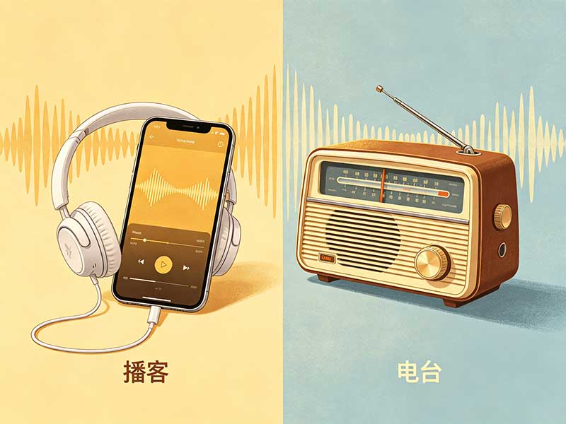 播客抢了电台的生意？不，它们正在合体