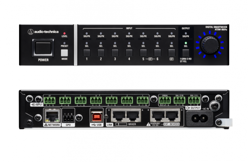 Audio-Technica 推出新款 ATDM-0604a 数字智能混音器
