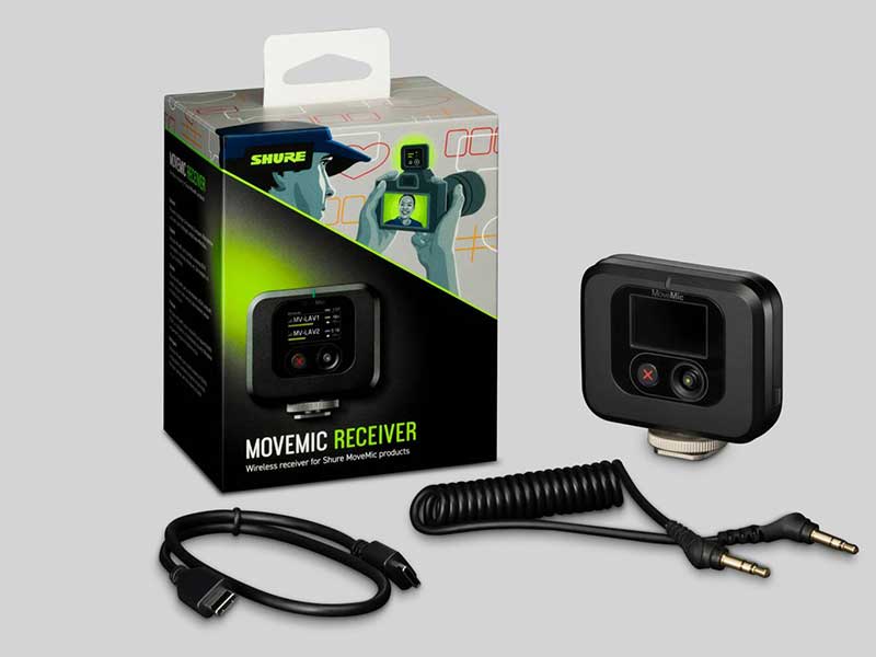 Shure MoveMic Receiver 无线领夹式话筒