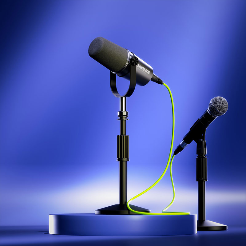 Shure MV7i 话筒