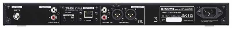 Tascam MP-800UDAB 机架式媒体播放器