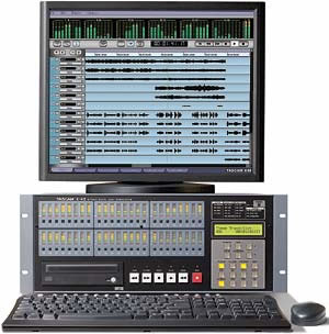 Tascam X-48 48轨道的混合型硬盘工作站