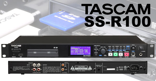 TASCAM SS-R100专业录音机-海峡广播电视设备工程有限公司