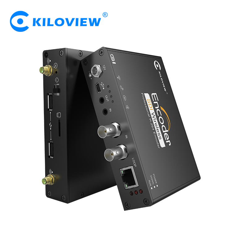 KILOVIEW G1 SDI无线编码器 支持外置4G无线WIFI 多场合应用