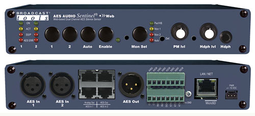 Broadcast Tools AES Audio Sentinel® +»Web