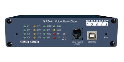 Broadcast Tools VAD-4 语音警报拨号器