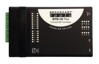 Broadcast Tools DTD-16 Plus 16通道DTMF音频解码器